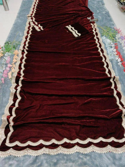 Premium 9000 Velvet saree
