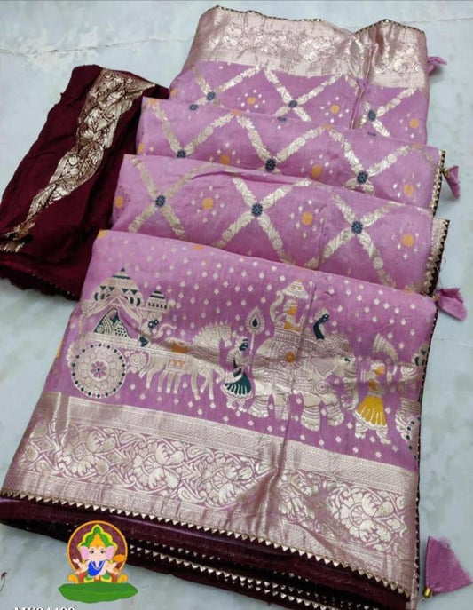 Dola Silk Viscose Silk Sarees