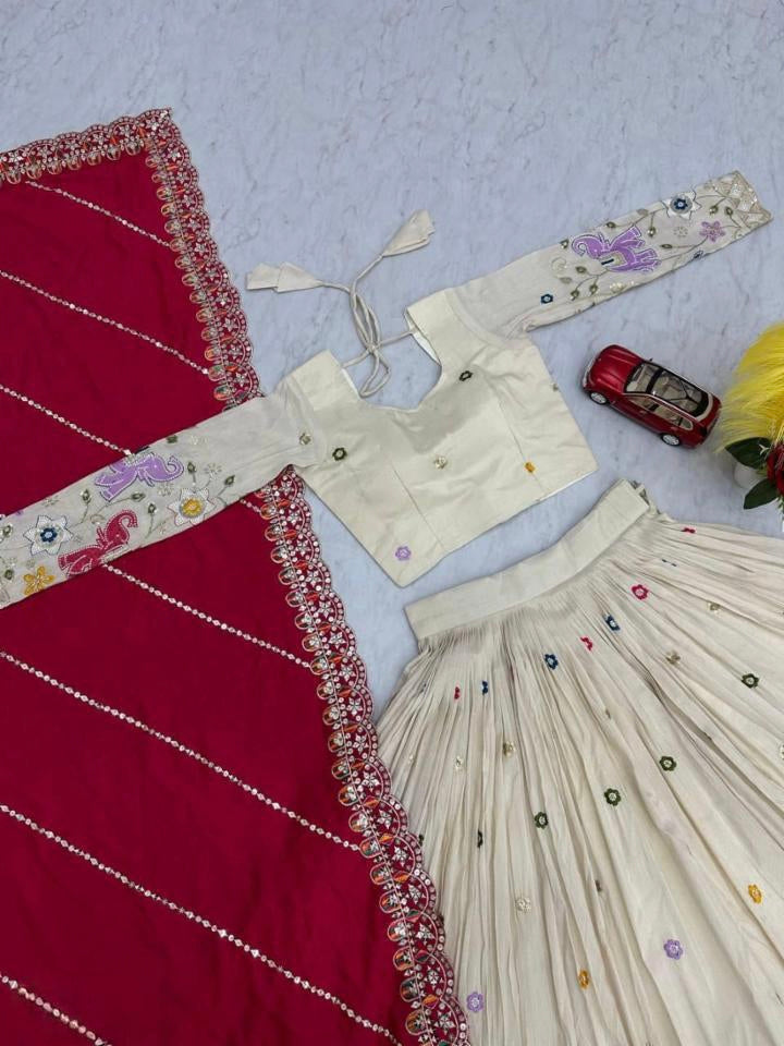 Micro Cotton  fancy Gown set.