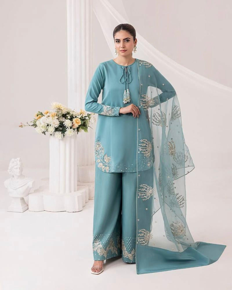 top plazoo dupatta , Pur Natural Crepe