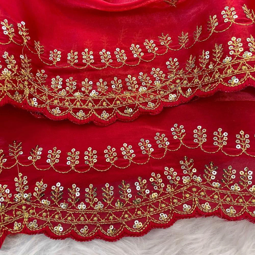 Women,s  Jimmy Choo Sequence Saree