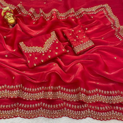 Women,s  Jimmy Choo Sequence Saree