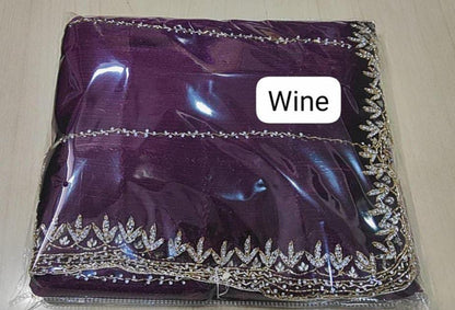 Zimmy Choo Saree pure Handwork ston work saree