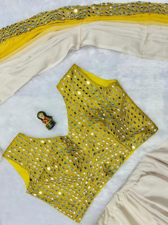 Ready To Wear mirror saree