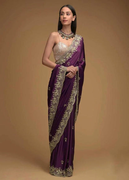 Pure Soft  Rangoli saree