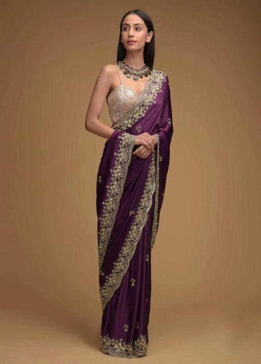 Pure Soft  Rangoli saree