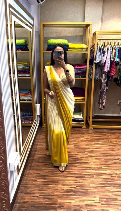 Ready To Wear mirror saree