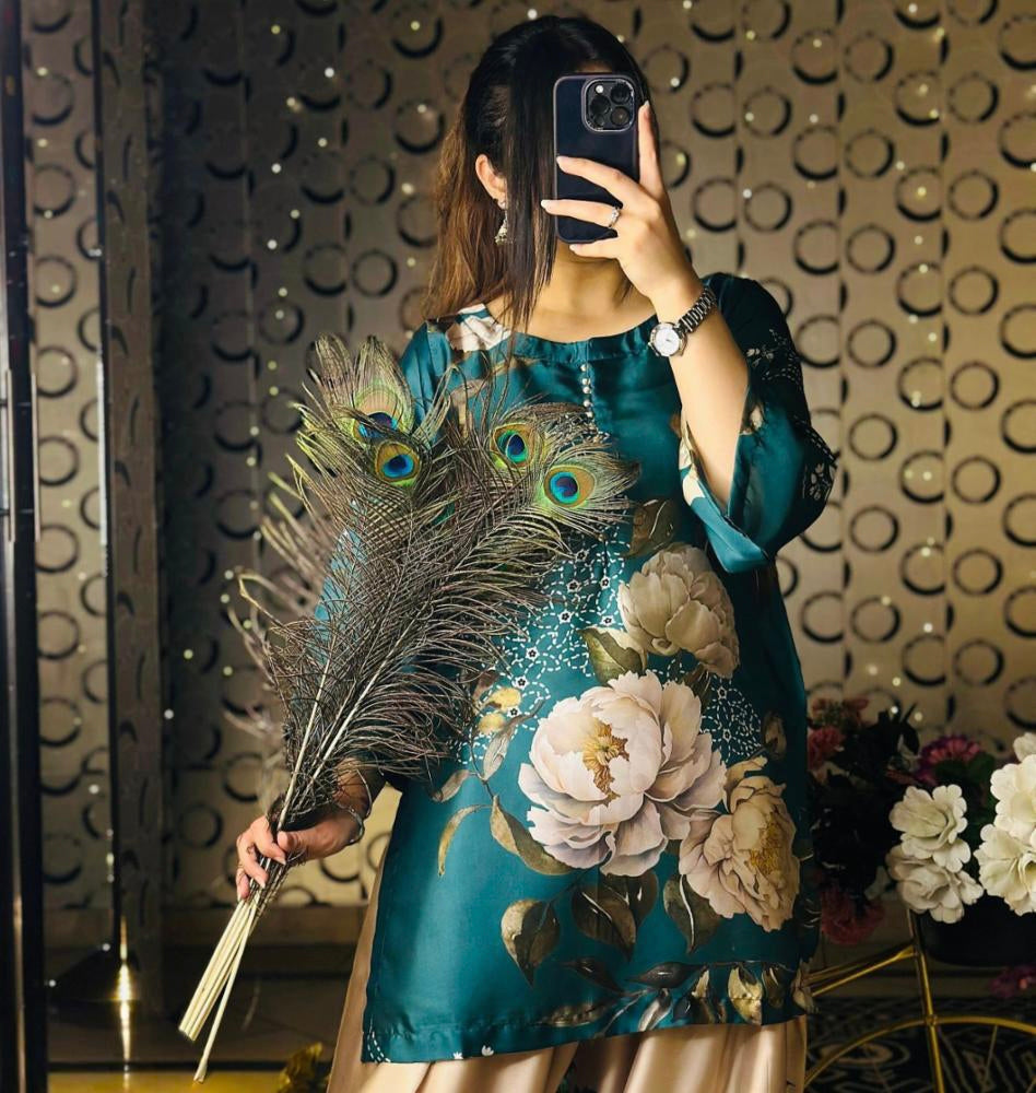 top farshi-pant dupatta set