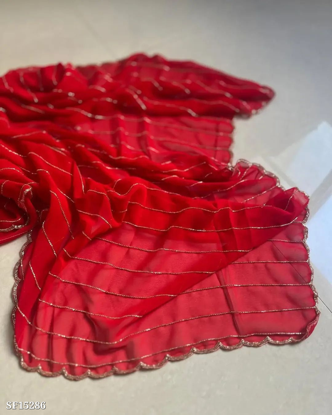 Pure hand work saree