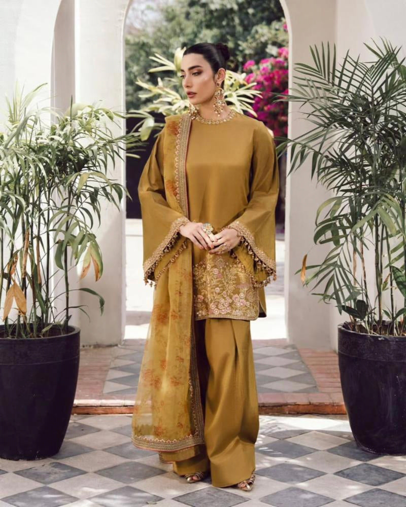 French Crep Silk suit set