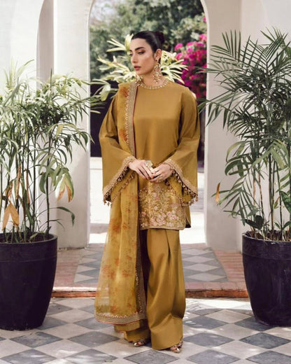 French Crep Silk suit set