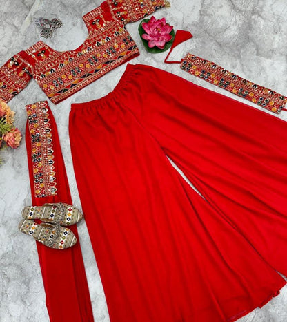 Ready to work Saree EMBROIDERY LACE BORDER WORK WITH POCKET