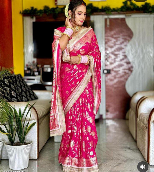 Viscose Dola Silk Saree