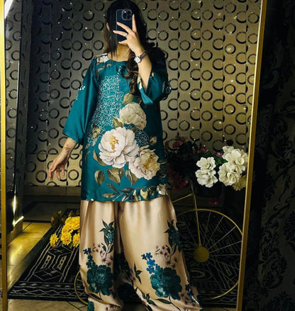 top farshi-pant dupatta set